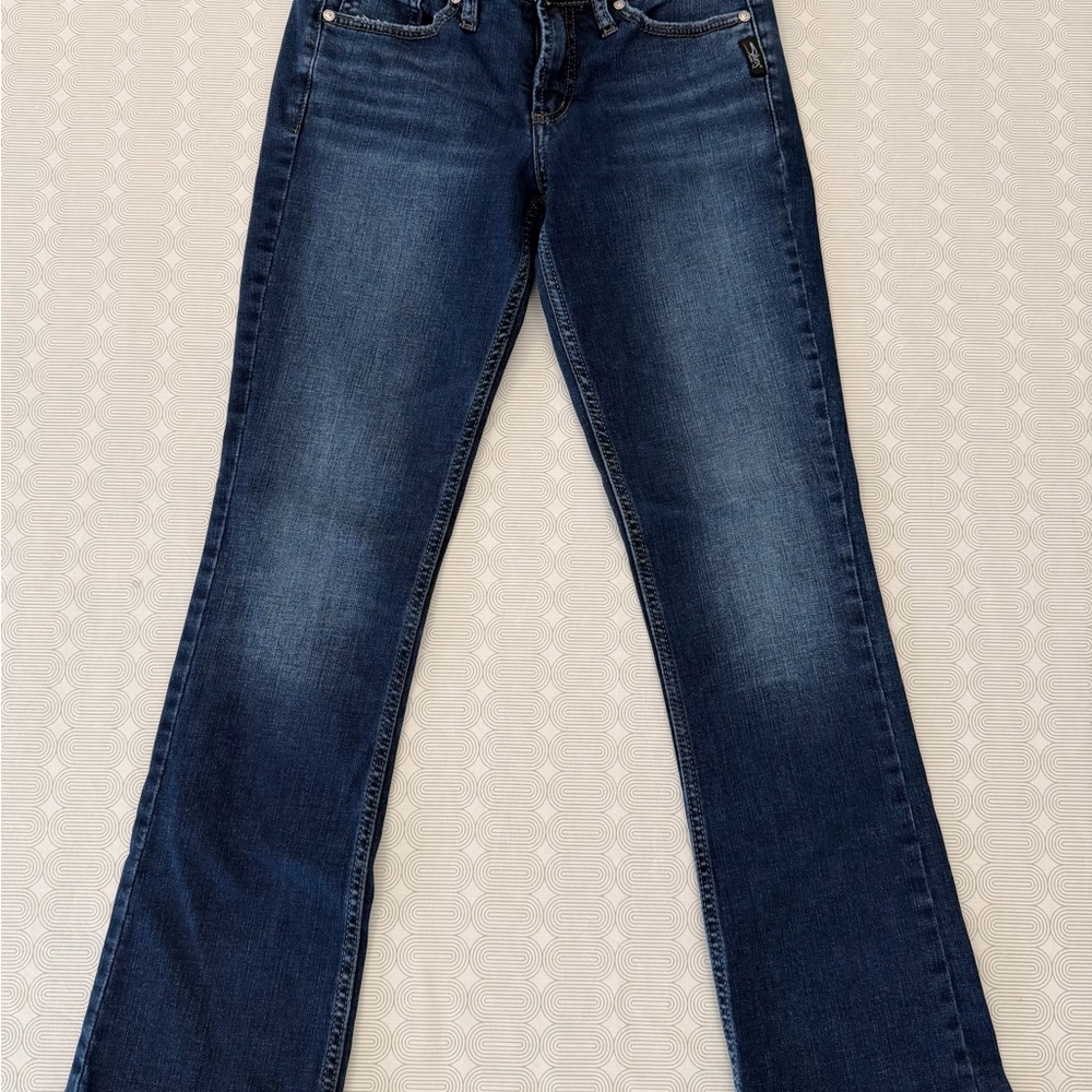 Suki Slim Cut Silver Jeans